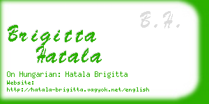 brigitta hatala business card